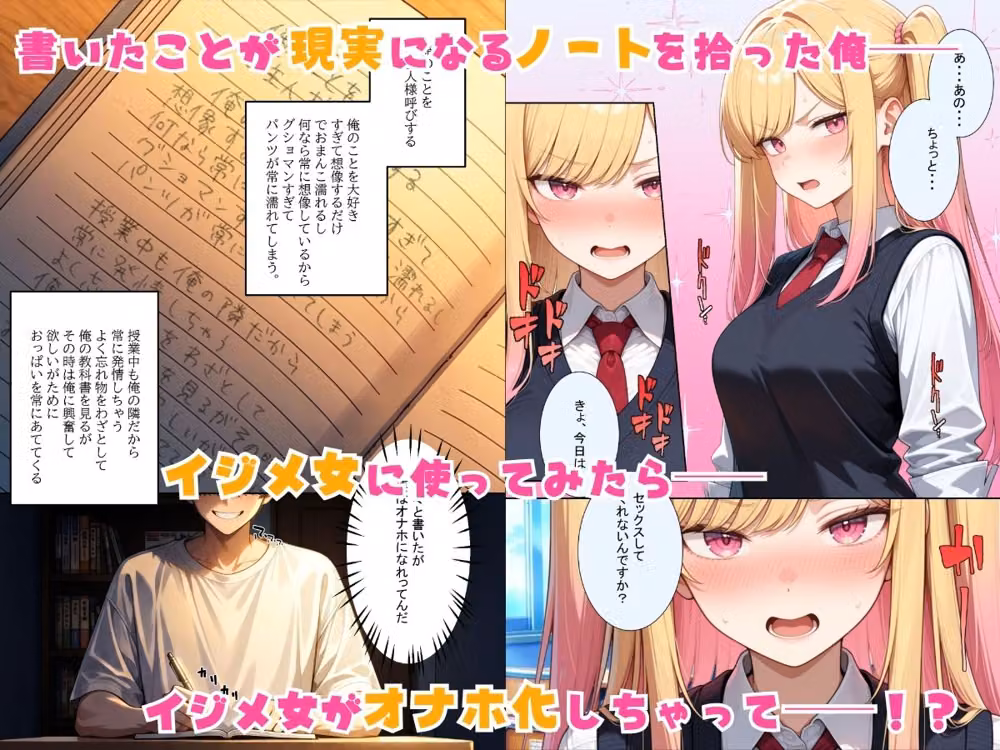 常識改変ノートでクラスの女たちを好き放題する話 hitomiエロ漫画raw サンプル画像001