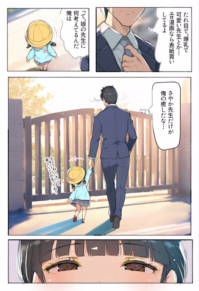 妻が帰省した1週間巨乳保育士に「2番目の奥さんにして」とささやかれた中出し性活 hitomiエロ漫画raw サンプル画像006
