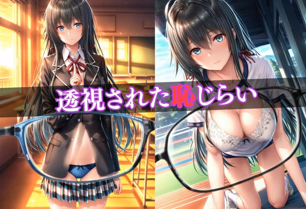 透視された恥じらい 〜月夜のベッドで溶ける体〜 hitomiエロ漫画raw サンプル画像001