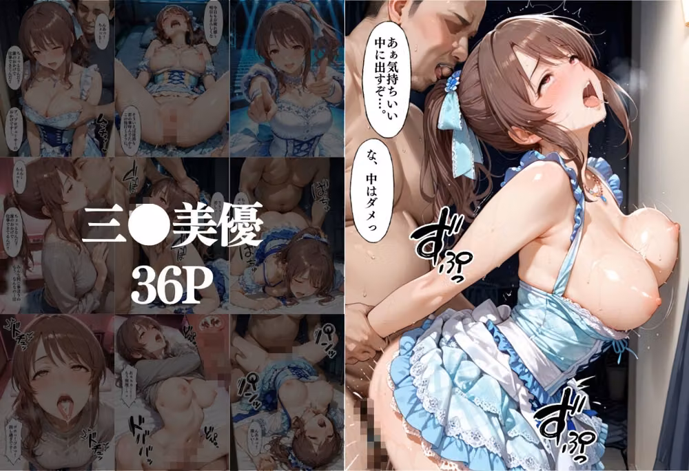 昼は清純アイドル夜は生オナホ生活  鷺●文香＆三●美優 hitomiエロ漫画raw サンプル画像002