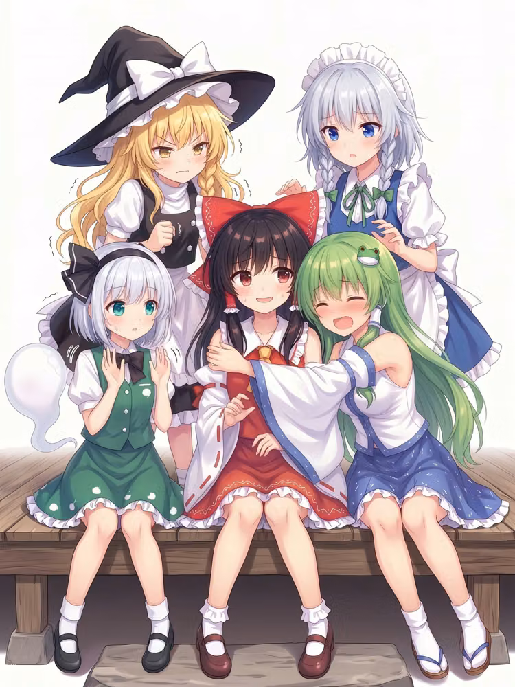 東方4コマ物語〜幻想郷は今日も平和です〜.第1巻 hitomiエロ漫画raw サンプル画像001