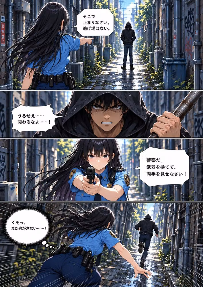 囚われた美人すぎる婦警 hitomiエロ漫画raw サンプル画像001