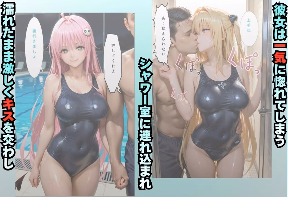 水泳スクールで出会った男に中出しされちゃいましたvol2 hitomiエロ漫画raw サンプル画像002