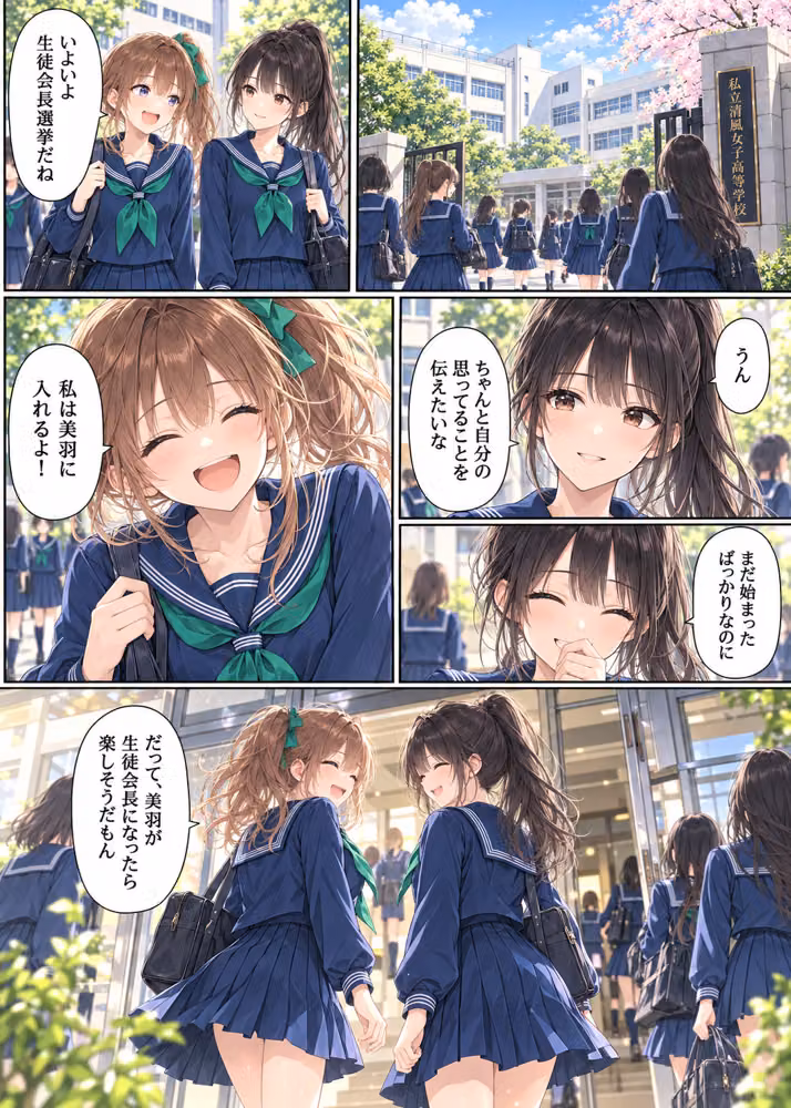 女子校洗脳大作戦（前半） hitomiエロ漫画raw サンプル画像004