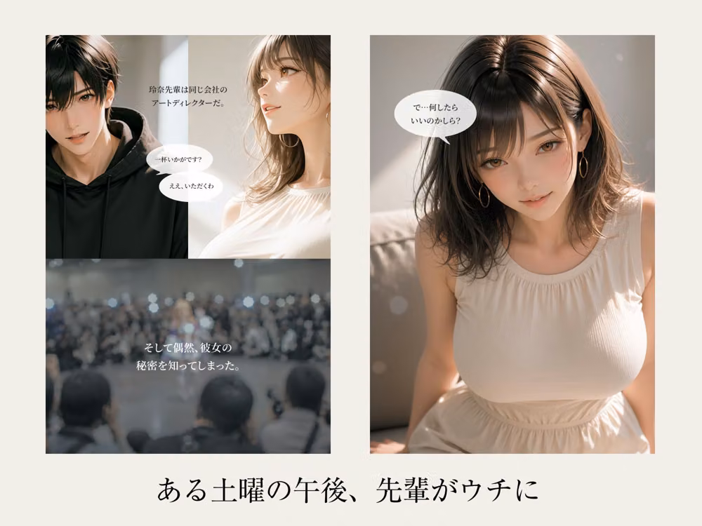 INSIDE THE CREATIVE 1.0｜先輩、会社では秘密ですよね？【こだわり動画同梱】 hitomiエロ漫画raw サンプル画像002