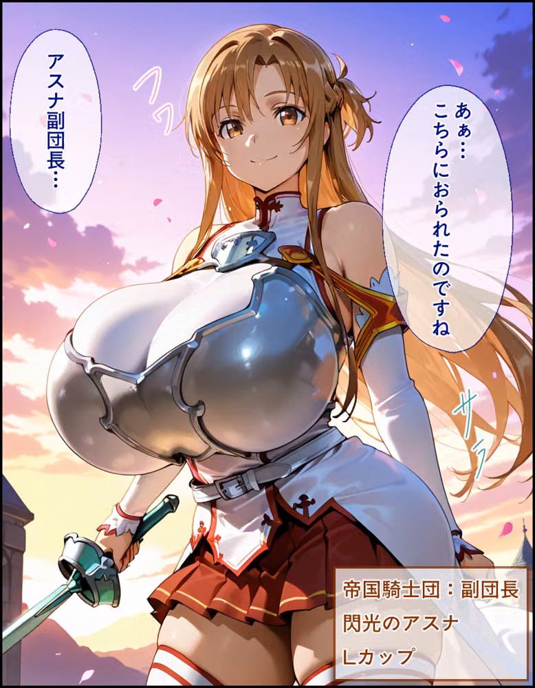 爆乳J●  アスナちゃんが巨根おじさんに寝取られる  話17 hitomiエロ漫画raw サンプル画像003