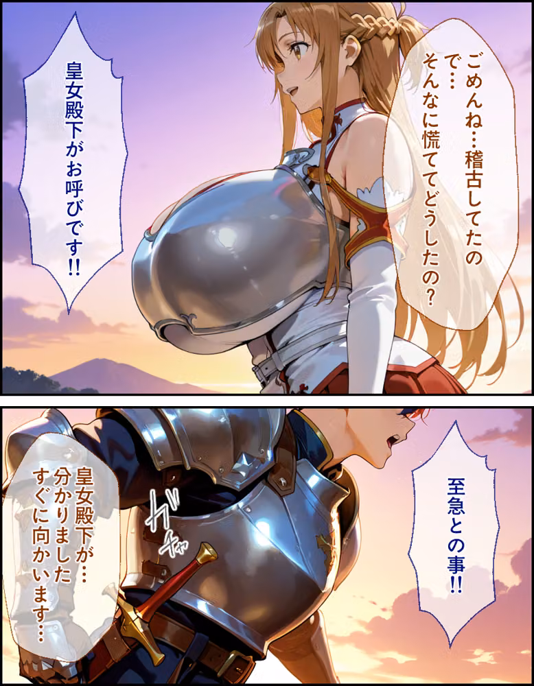 爆乳J●  アスナちゃんが巨根おじさんに寝取られる  話17 hitomiエロ漫画raw サンプル画像004