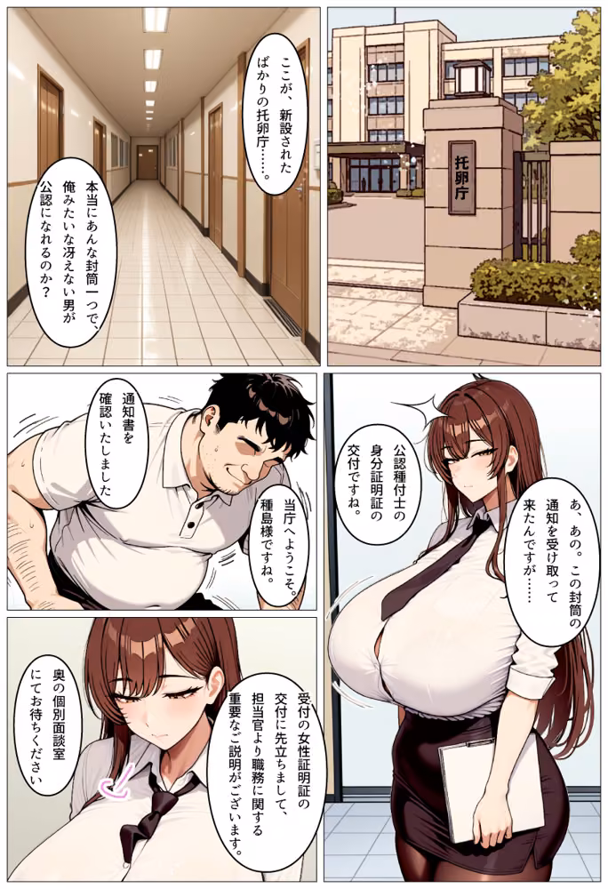 托卵庁公認種付士〜僕の妻が目の前でキモおじに危険日中出しで受精アクメして托卵される時 hitomiエロ漫画raw サンプル画像007