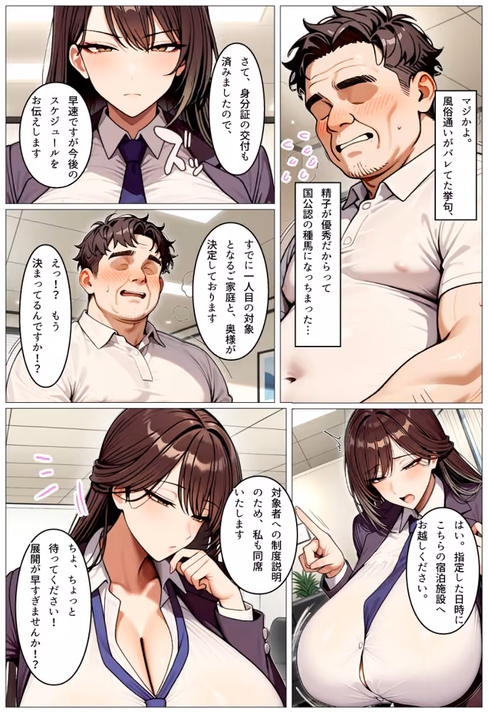 托卵庁公認種付士〜僕の妻が目の前でキモおじに危険日中出しで受精アクメして托卵される時 hitomiエロ漫画raw サンプル画像012