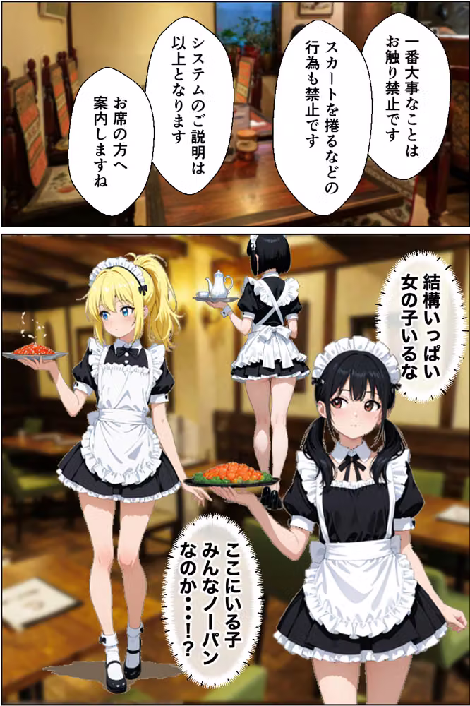 バブル時代に転生してノーパン喫茶でハーレムになった話 hitomiエロ漫画raw サンプル画像008