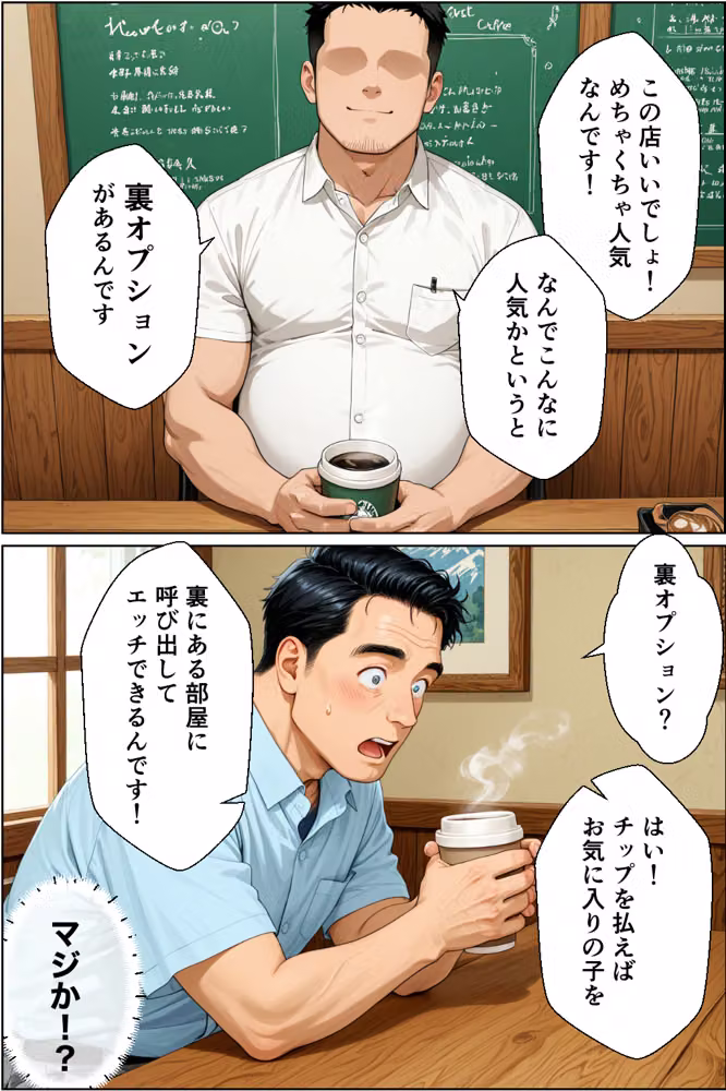 バブル時代に転生してノーパン喫茶でハーレムになった話 hitomiエロ漫画raw サンプル画像012