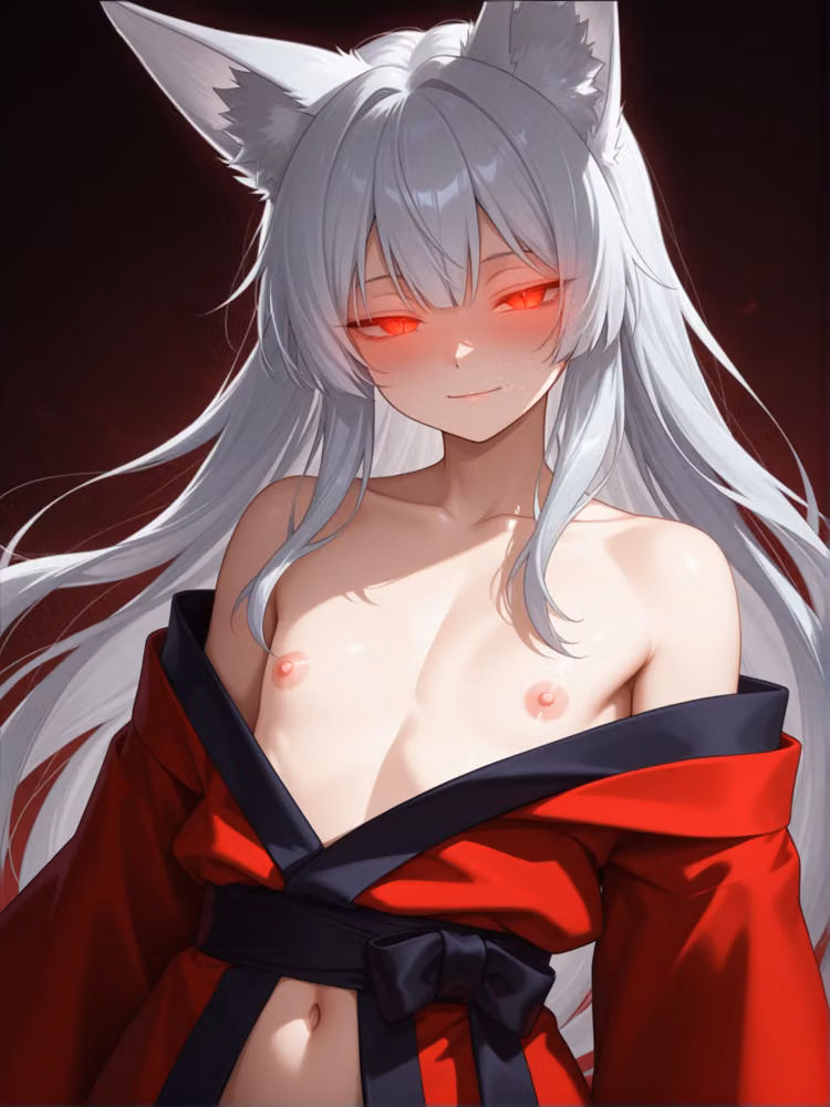 獣耳・男の娘の妖狐とエロい同棲生活 〜出会い編〜 hitomiエロ漫画raw サンプル画像001