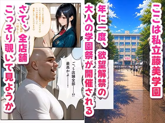 子作り学園祭〜学園〇示録キャラのいる風俗店を全部まわってみた〜 hitomiエロ漫画raw サンプル画像001