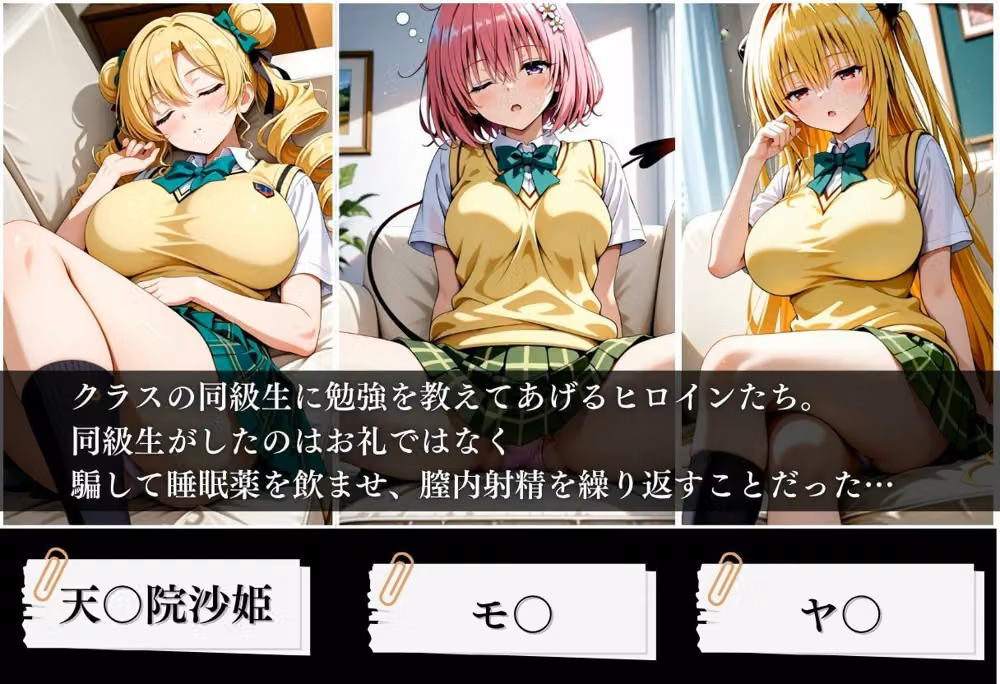 クラスの子に睡眠薬入れて種付けセックスした話 〜モ〇、天〇院、ヤ〇編〜 hitomiエロ漫画raw サンプル画像001