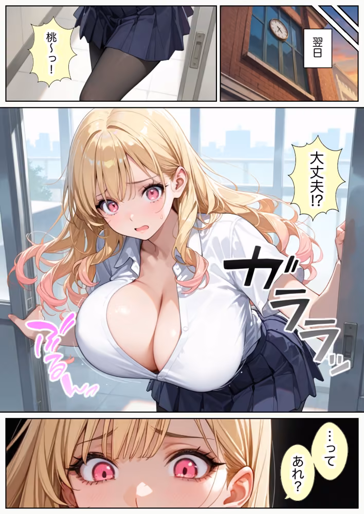 俺しか勃起できない世界4  〜Kカップ爆乳ギャル生徒寝取り＆生オナホ化〜 hitomiエロ漫画raw サンプル画像019