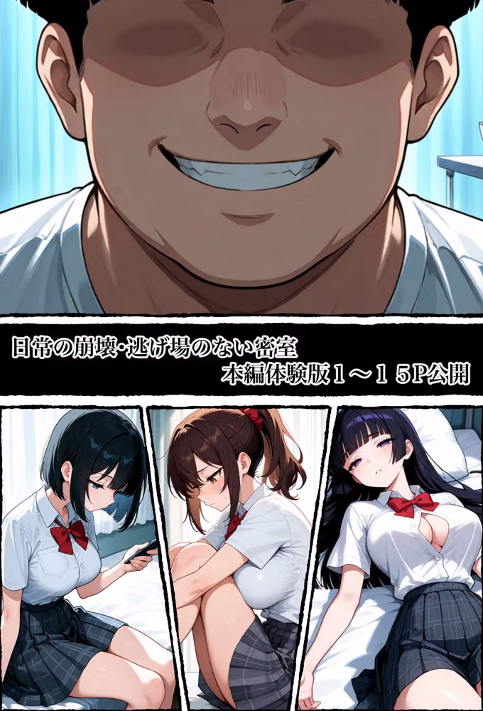監禁放課後レ×プ  堕ちない絶望無限中出しされる話 hitomiエロ漫画raw サンプル画像002