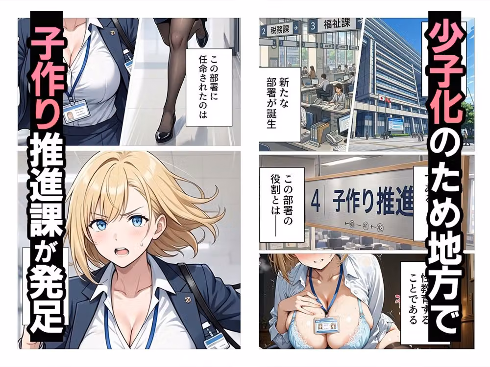 地方の子作り推進課  童貞指導いたします。 hitomiエロ漫画raw サンプル画像001