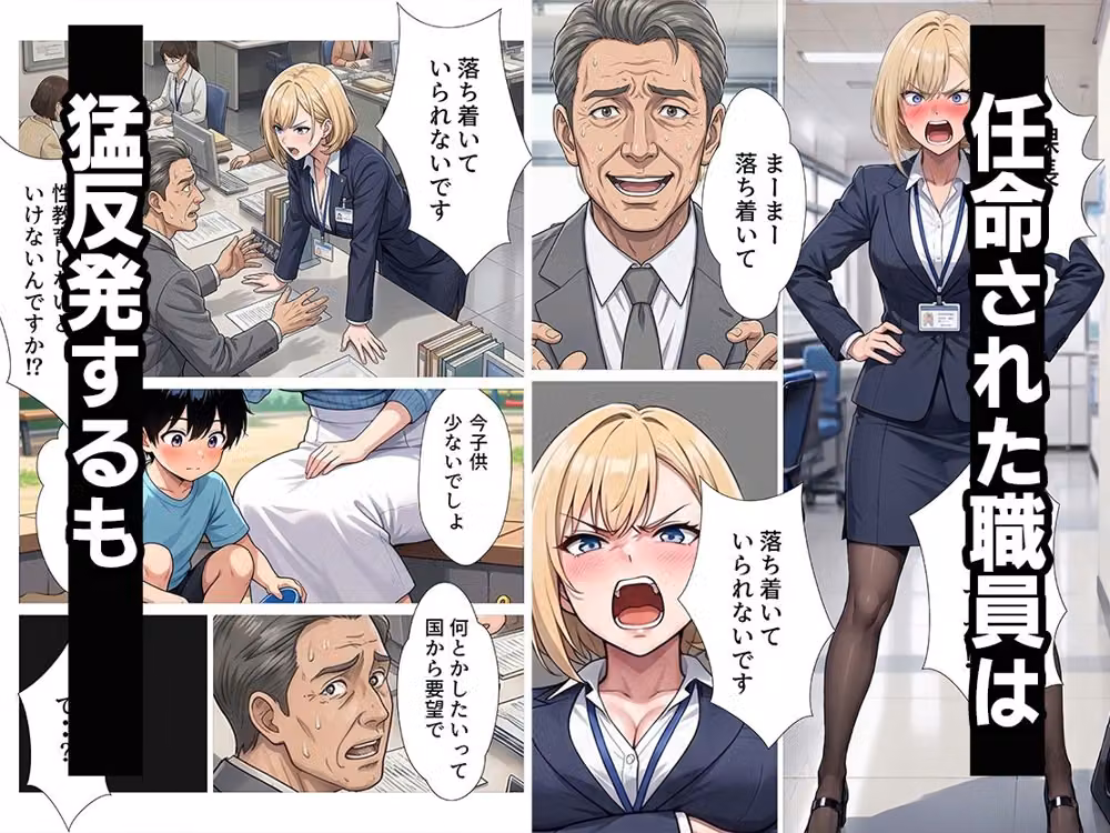 地方の子作り推進課  童貞指導いたします。 hitomiエロ漫画raw サンプル画像003