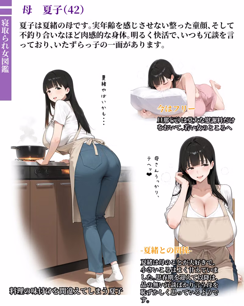 寝取られ女図鑑 母（夏子） hitomiエロ漫画raw サンプル画像003