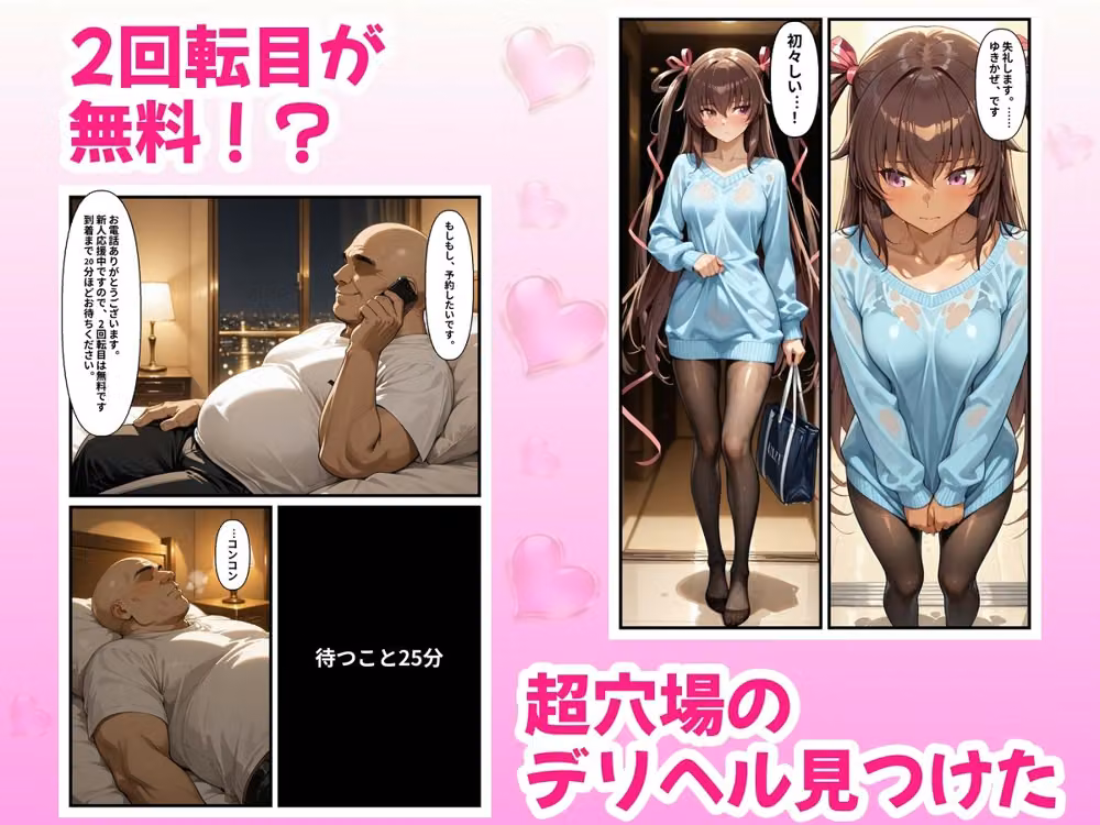 極上デリヘル〜新人嬢の花びら2回転で神サービスだった件〜【対〇忍】 hitomiエロ漫画raw サンプル画像001