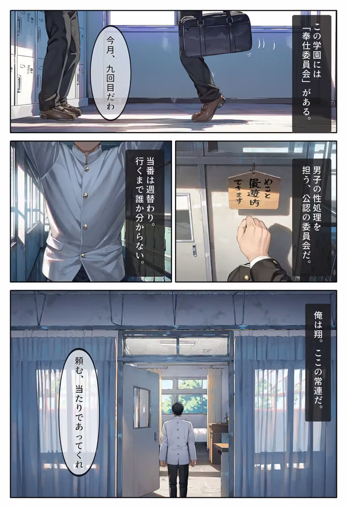 性処理当番が俺のデカチンを取り合う話〜ギャルと委員長の専属争奪編〜 hitomiエロ漫画raw サンプル画像003