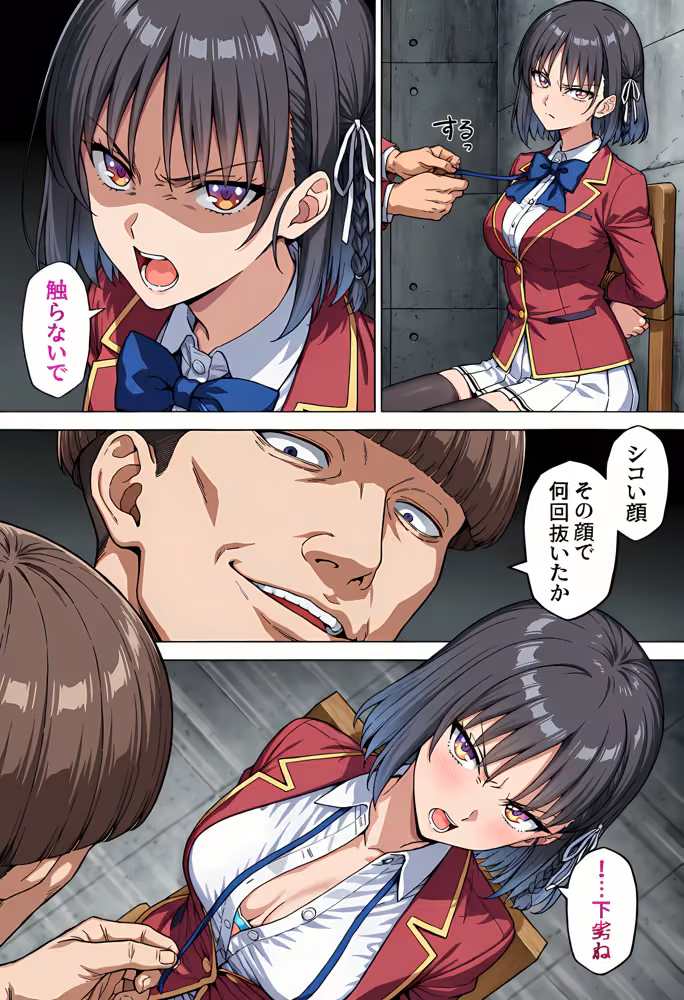 女を攫ってオナホにする鬼畜 実力主義の学校編 hitomiエロ漫画raw サンプル画像011