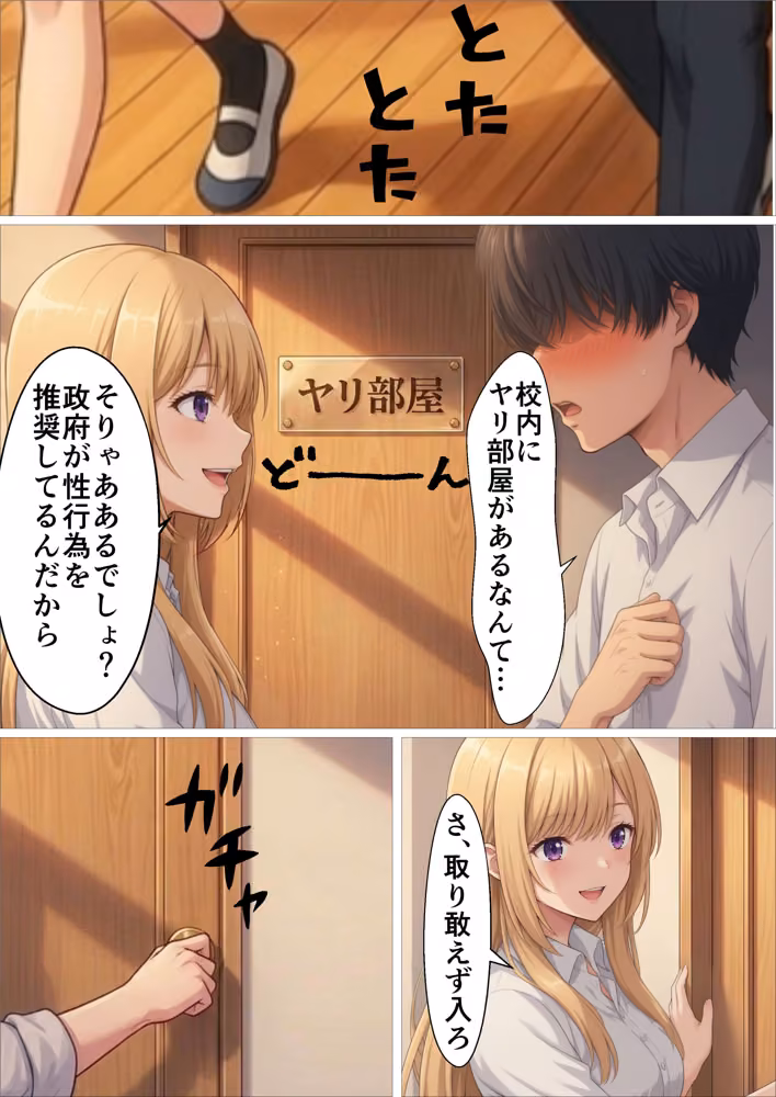 【政府公認アプリ】陰キャの僕がカースト最上位S級ギャル達と強●ドスケベ交尾する事に！？ hitomiエロ漫画raw サンプル画像013