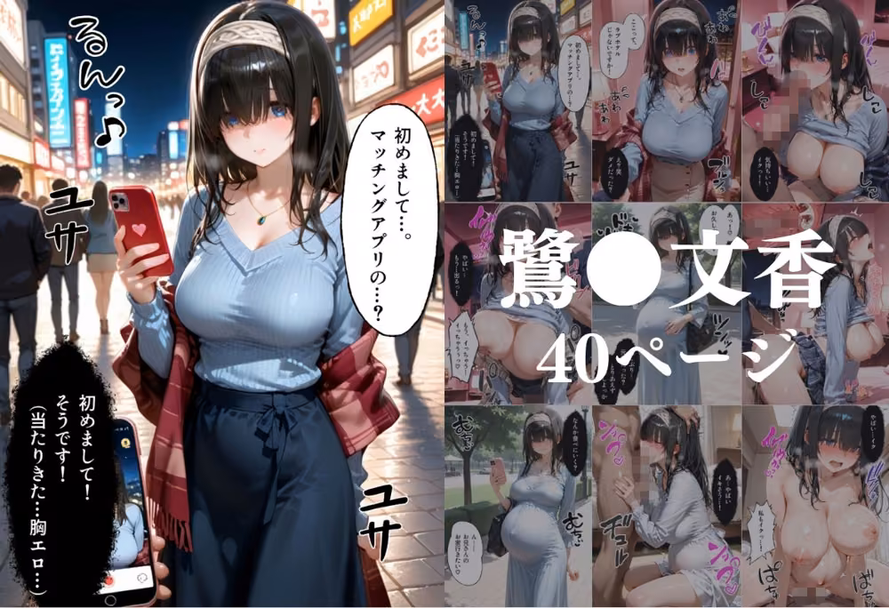 マッチングアプリで出会った美女を孕ませた話 ア●ドルマスター編 hitomiエロ漫画raw サンプル画像003