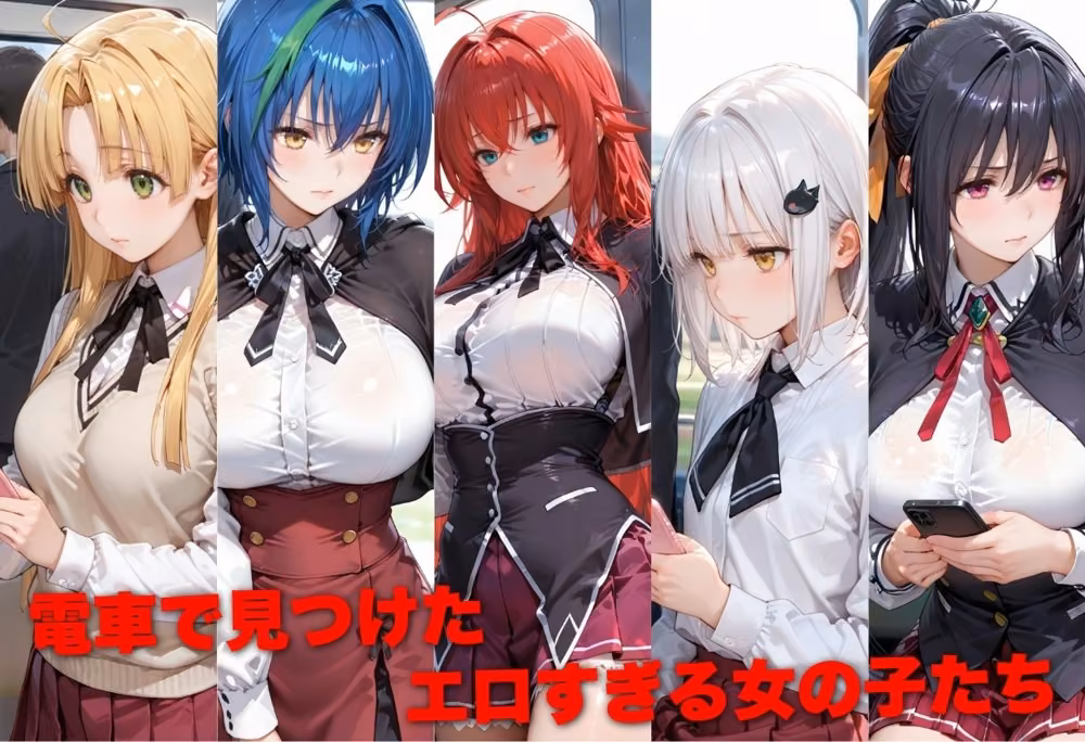 電車で痴●した美女をガラスに押し付けメス堕ちさせた話 ハ●スクールD×D編 hitomiエロ漫画raw サンプル画像001