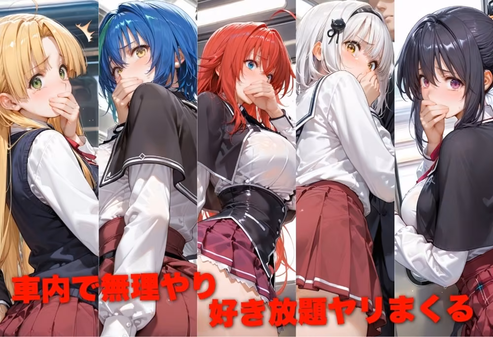 電車で痴●した美女をガラスに押し付けメス堕ちさせた話 ハ●スクールD×D編 hitomiエロ漫画raw サンプル画像002