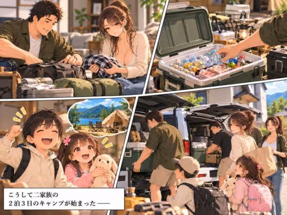 2泊3日の家族キャンプ旅行 前編 〜あの夜、すべてが変わった〜【AIコミック】 hitomiエロ漫画raw サンプル画像002