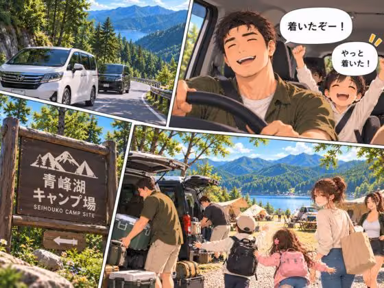2泊3日の家族キャンプ旅行 前編 〜あの夜、すべてが変わった〜【AIコミック】 hitomiエロ漫画raw サンプル画像003