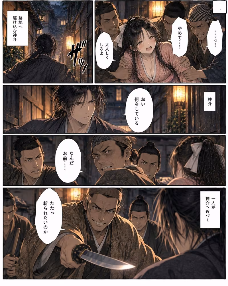 室町を駆ける hitomiエロ漫画raw サンプル画像002
