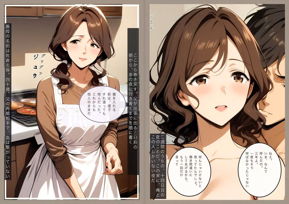 三年間見ていたのを義母（40）は知っていた 二週間、毎晩中出しした話 第1話 hitomiエロ漫画raw サンプル画像003