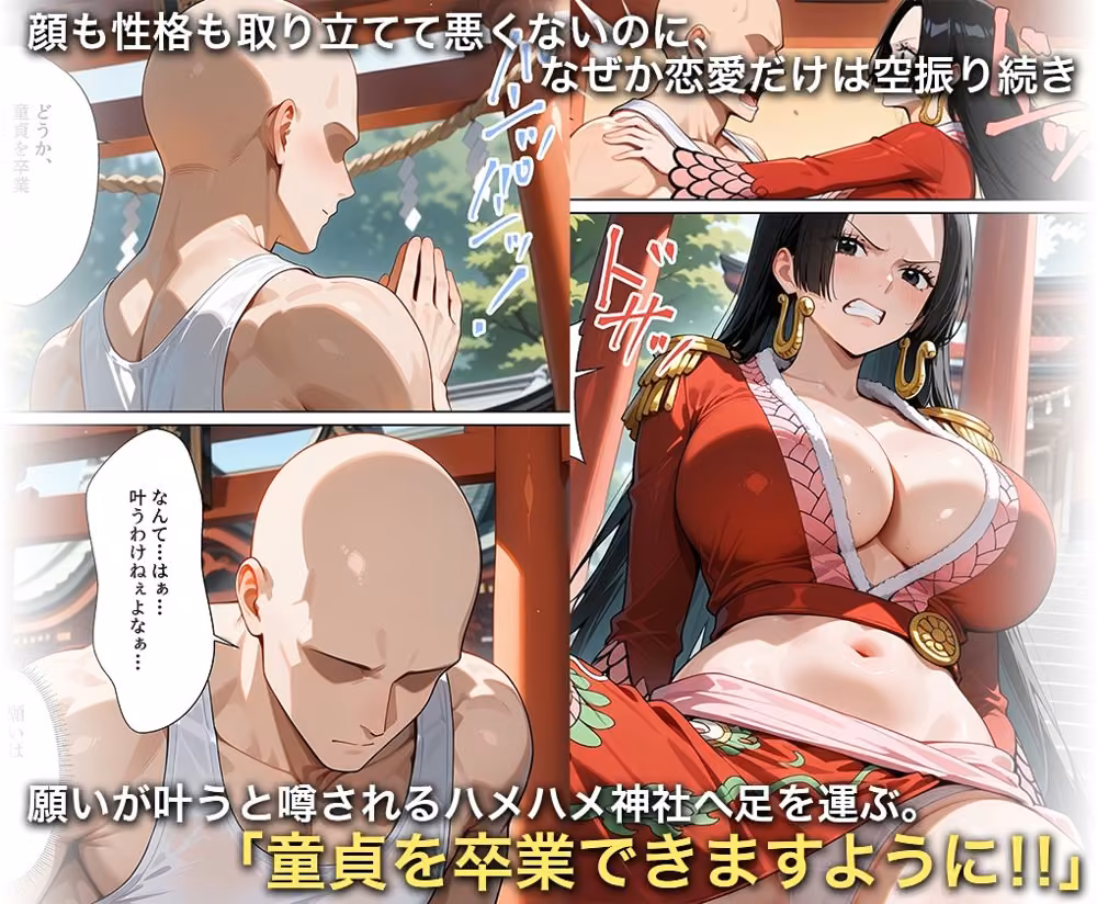 淫欲の神様のご利益で、即堕ち即ハメが止まらない ハンコ○ク hitomiエロ漫画raw サンプル画像001