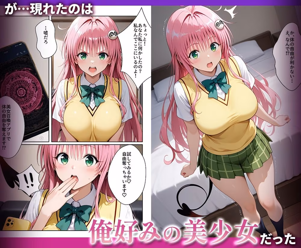 好きな女の子を強●召喚してハメまくっちゃった話_ラ○ hitomiエロ漫画raw サンプル画像002
