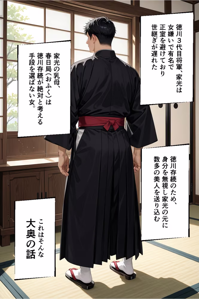 転生したら世継ぎ孕ませ懇願ハーレムになった話〜徳川家光編〜 hitomiエロ漫画raw サンプル画像003