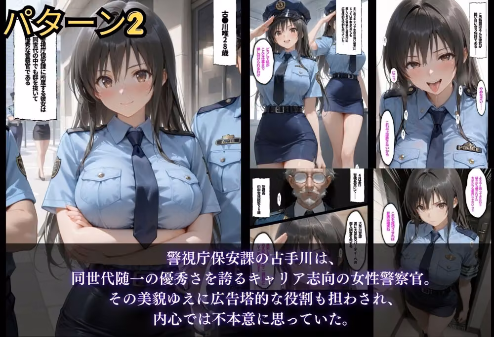 【総集編！古●川3本立て】陸上部編、潜入捜査編、催●肉便器編 hitomiエロ漫画raw サンプル画像004