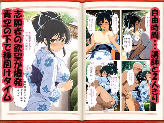 大人の妊活修学旅行〜閃◯カグラキャラと過ごす孕ませ温泉旅〜 hitomiエロ漫画raw サンプル画像003