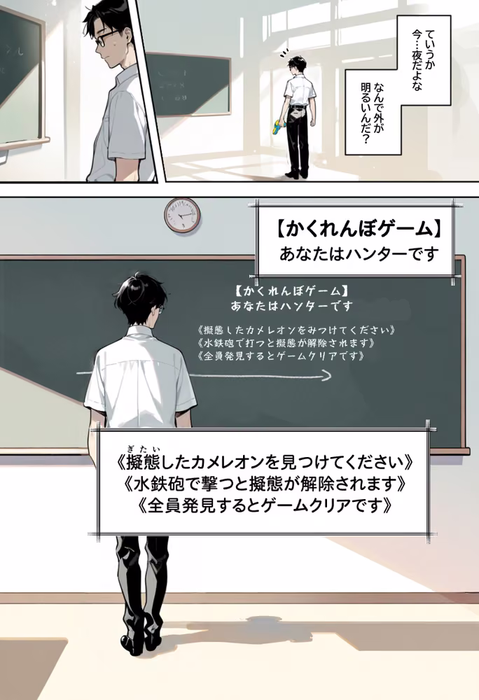 めっちゃハメレオン〜隠れている女を見つけたら即ハメできるかくれんぼ〜 hitomiエロ漫画raw サンプル画像008