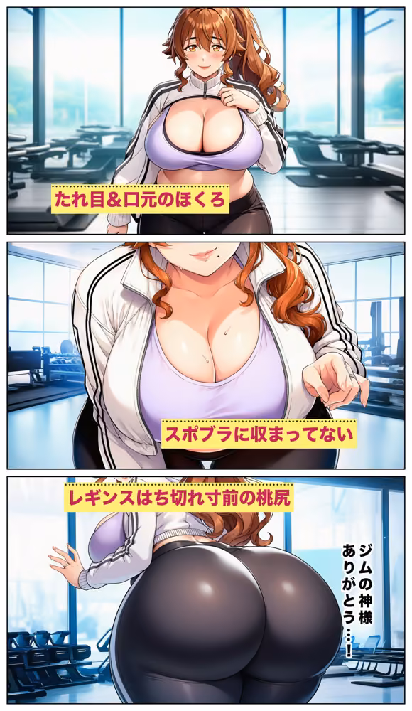 旦那に「太ったな」と言われたジム通いの人妻（44）の専属トレーナーになったら、個室ストレッチのたびに密着されて汗だく濃厚セックスが止まらなくなった話 hitomiエロ漫画raw サンプル画像008