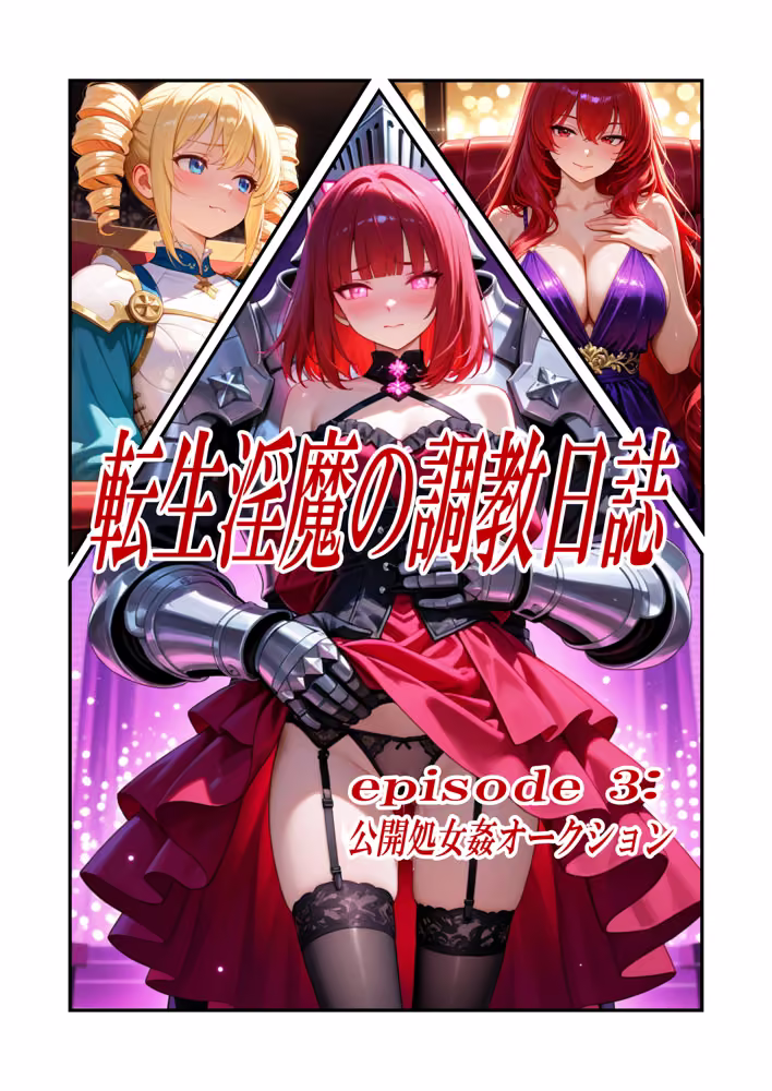 転生淫魔の調教日誌  episode 3 〜公開処女姦オークション〜 hitomiエロ漫画raw サンプル画像001