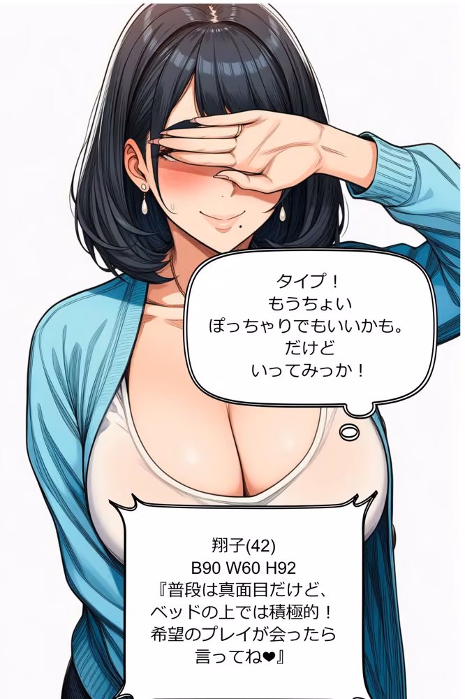 デリヘルで巨乳熟女指名したら本番できた。翔子（42）B90 W60 H92 hitomiエロ漫画raw サンプル画像002