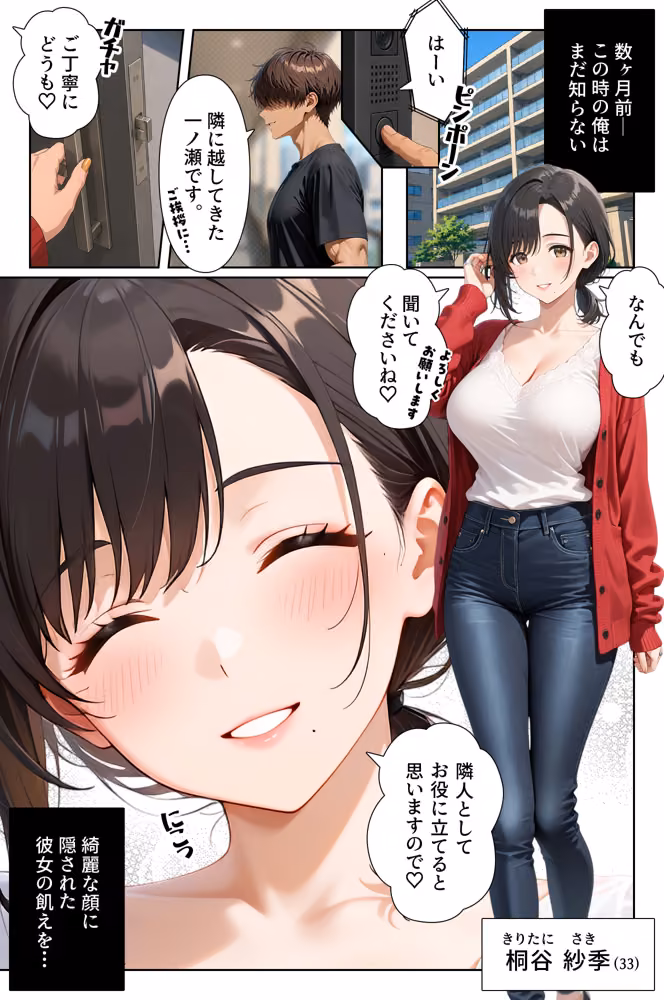 隣の人妻はどうやらちんぽが欲しいらしい hitomiエロ漫画raw サンプル画像014