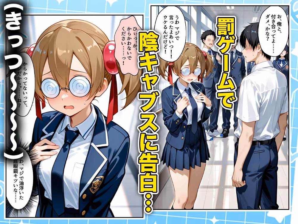 罰ゲームの嘘告白で抱いたクラスの陰キャブスに種付けしていたら眼鏡が外れてエロ嫁になりました  シリカ編 hitomiエロ漫画raw サンプル画像001