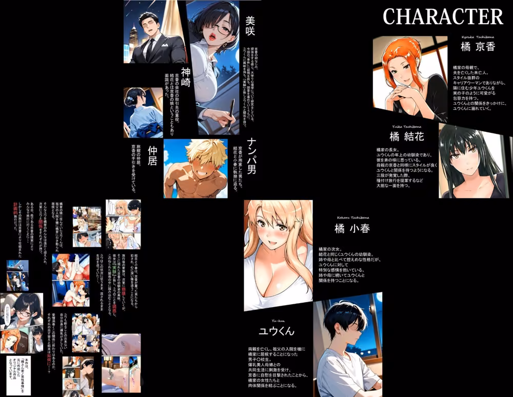 橘さん家の男性〇情  母姉妹で犯●れまくる  最新3作大人気総集編 hitomiエロ漫画raw サンプル画像002