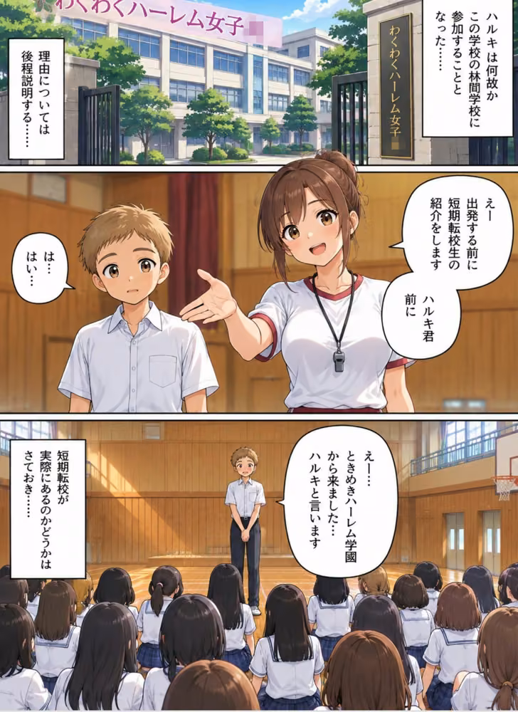 ときめきハーレム学園へようこそ17 hitomiエロ漫画raw サンプル画像001