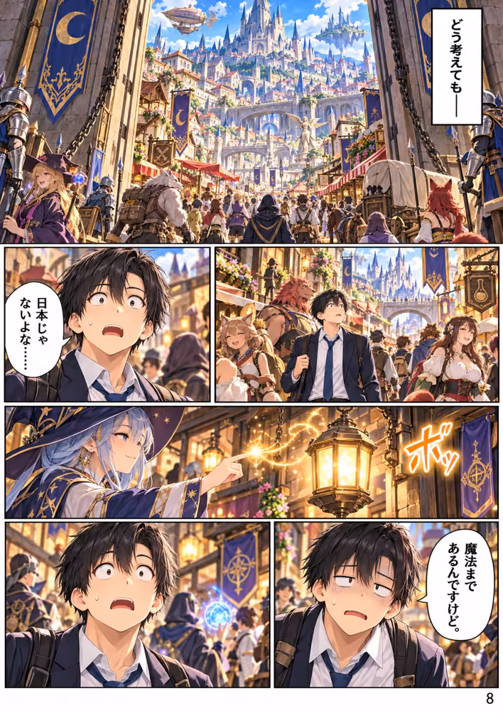 【全11話・約110P・フルカラー】異世界転移したら美女だらけの宿屋に就職しました！？ 第1部 〜月灯り亭と月の道〜本編 hitomiエロ漫画raw サンプル画像008