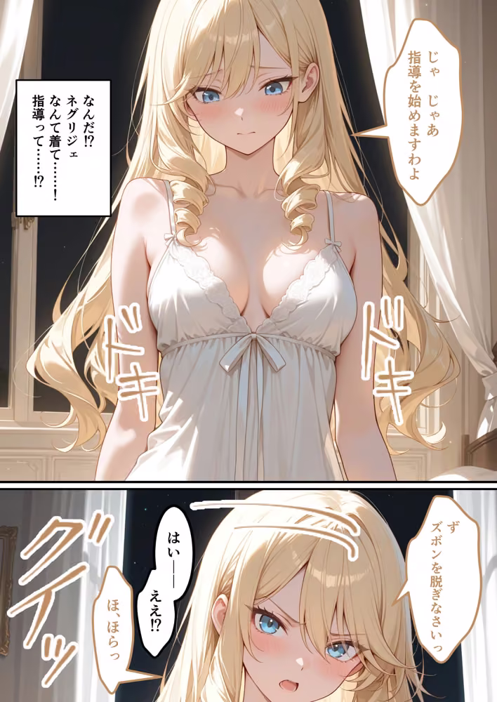 むっつりエッチな高飛車お嬢様は素直になれなくて「特別指導」しちゃいます！？ 〜お屋敷には僕のダメチ◯ポで24時間甘い喘ぎが響いてます〜 hitomiエロ漫画raw サンプル画像010