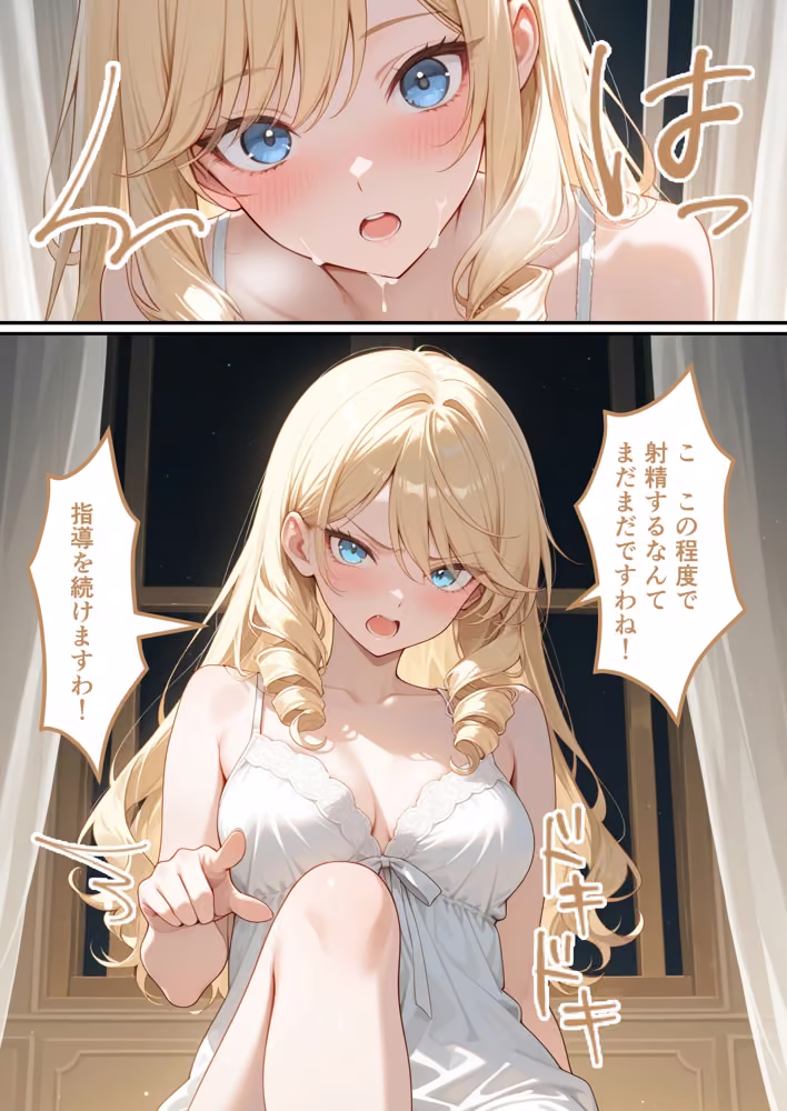 むっつりエッチな高飛車お嬢様は素直になれなくて「特別指導」しちゃいます！？ 〜お屋敷には僕のダメチ◯ポで24時間甘い喘ぎが響いてます〜 hitomiエロ漫画raw サンプル画像018